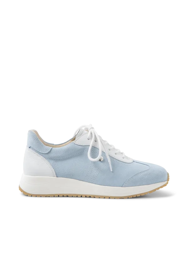 Wolky Daba - lichtblauw suede Sneakers voor dames