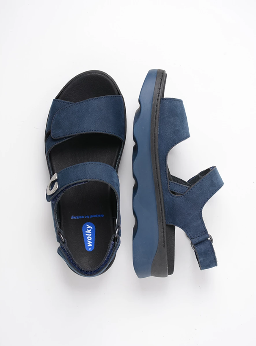 wolky sandalen 02350 medusa 11820 denim nubuck top