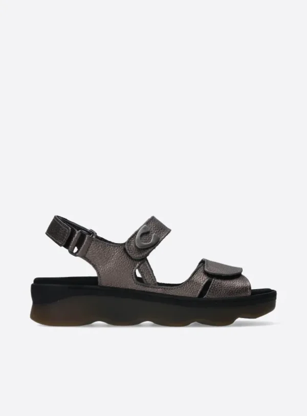 Wolky Medusa - brons leer Sandalen voor dames