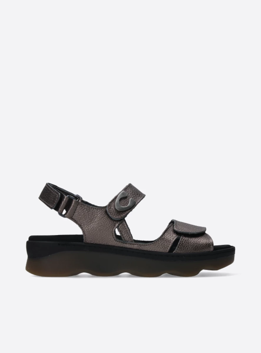 wolky sandalen 02350 medusa 71320 brons leer