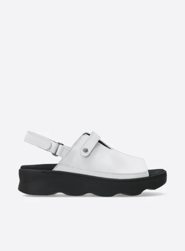 Wolky Laprida S2F - wit effectleer Sandalen voor dames