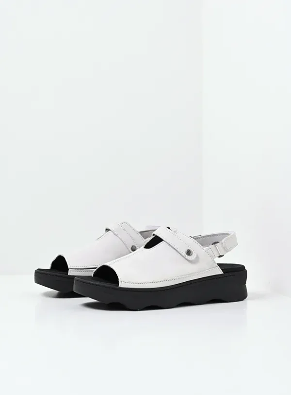 Wolky Laprida S2F - wit effectleer Sandalen voor dames