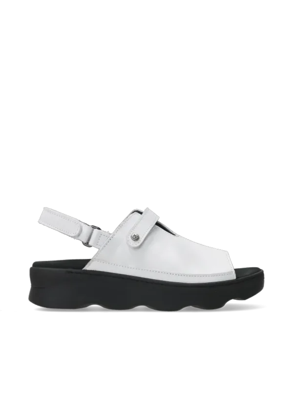 Wolky Laprida S2F - wit effectleer Sandalen voor dames
