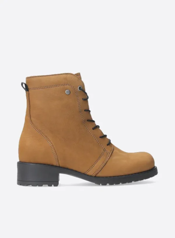 Wolky Quinta - camel nubuck Veterlaarzen voor dames
