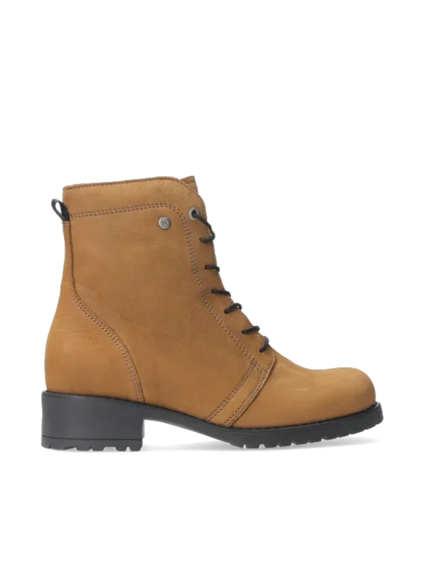 Wolky Quinta - camel nubuck Veterlaarzen voor dames