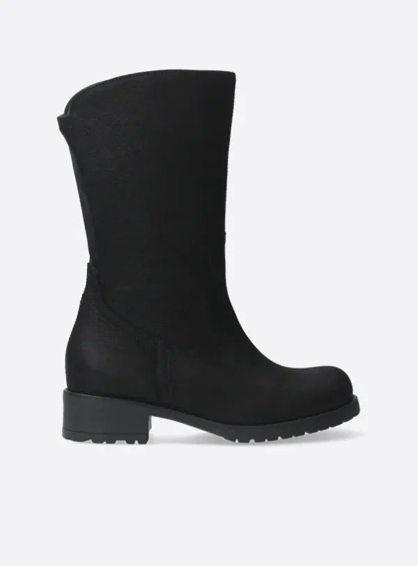 Wolky Ansina F2F - zwart nubuck Laarzen voor dames