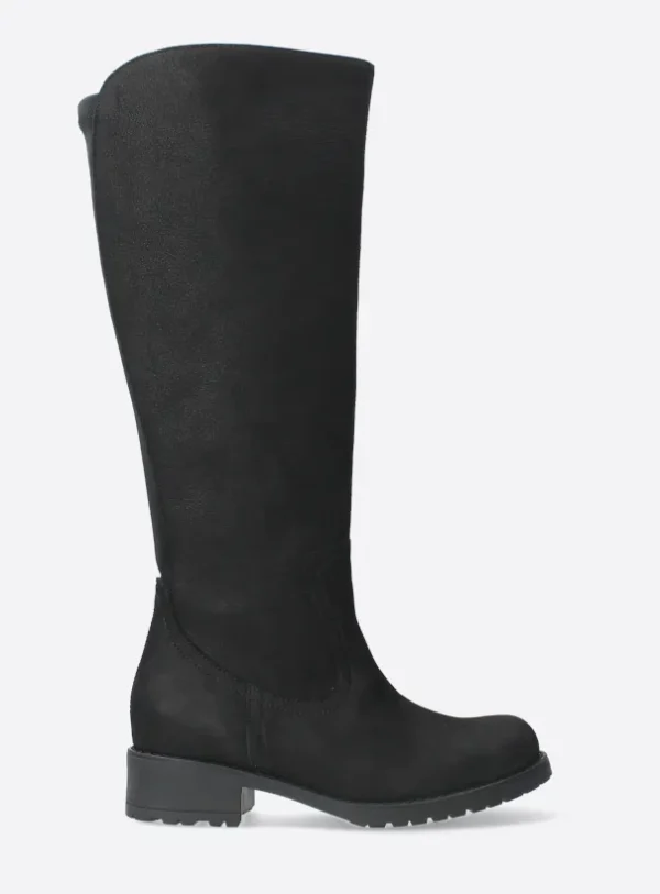 Wolky Curtina F2F - zwart nubuck Laarzen voor dames