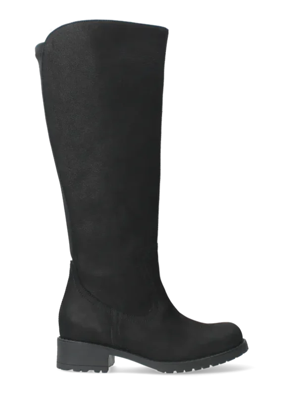 Wolky Curtina F2F - zwart nubuck Laarzen voor dames