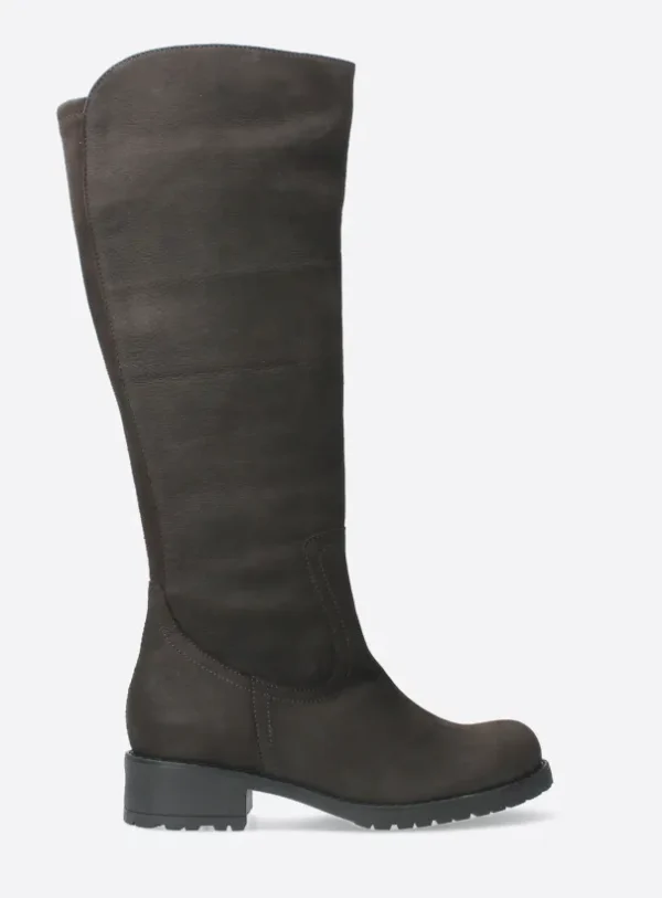 Wolky Curtina F2F - bruin nubuck Laarzen voor dames