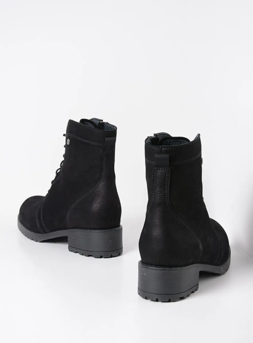Wolky Laarzen 02479 Quinta 10000 zwart nubuck