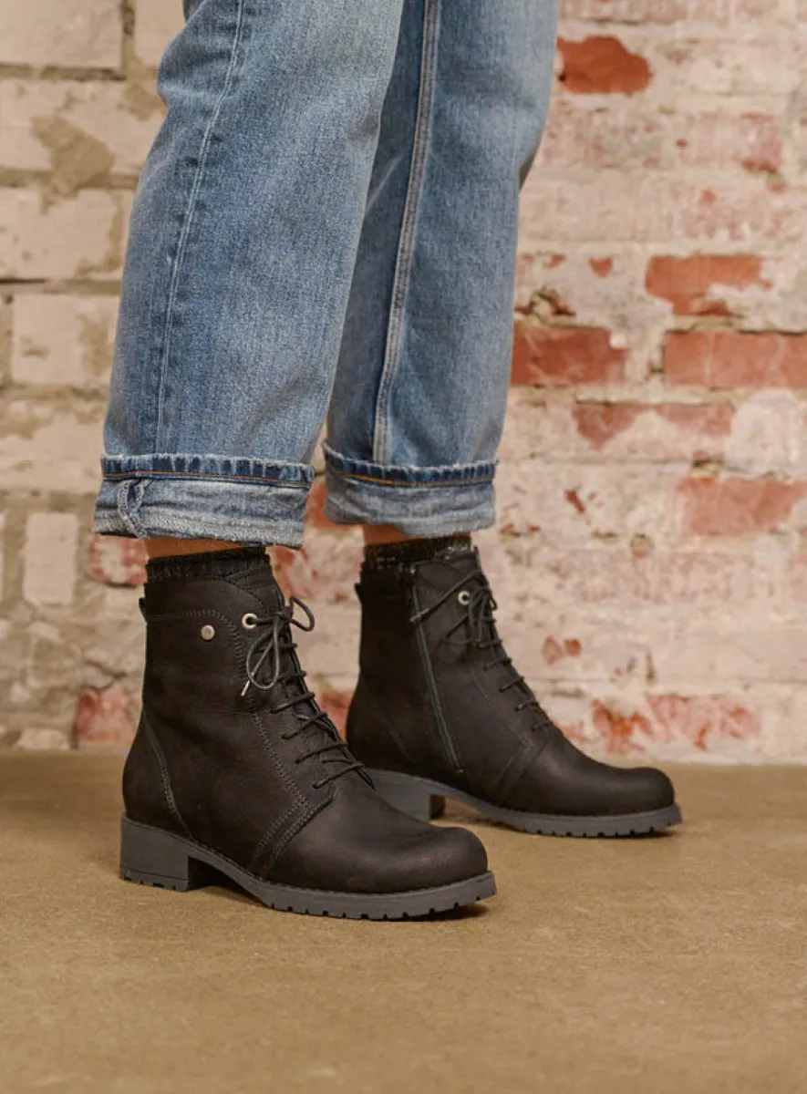 Wolky Laarzen 02479 Quinta 10000 zwart nubuck