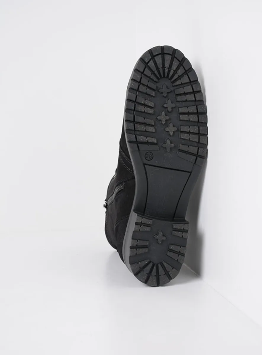 Wolky Laarzen 02479 Quinta 10000 zwart nubuck