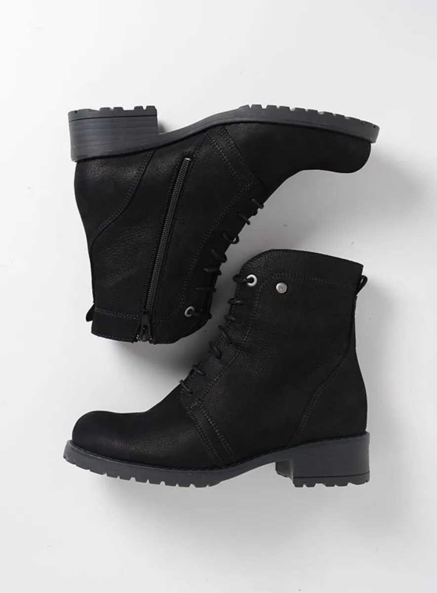 Wolky Laarzen 02479 Quinta 10000 zwart nubuck