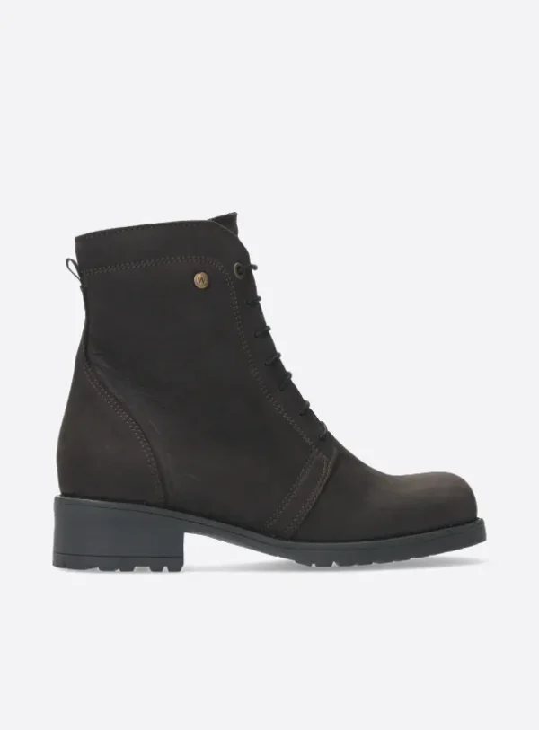 Wolky Quinta - bruin nubuck Veterlaarzen voor dames