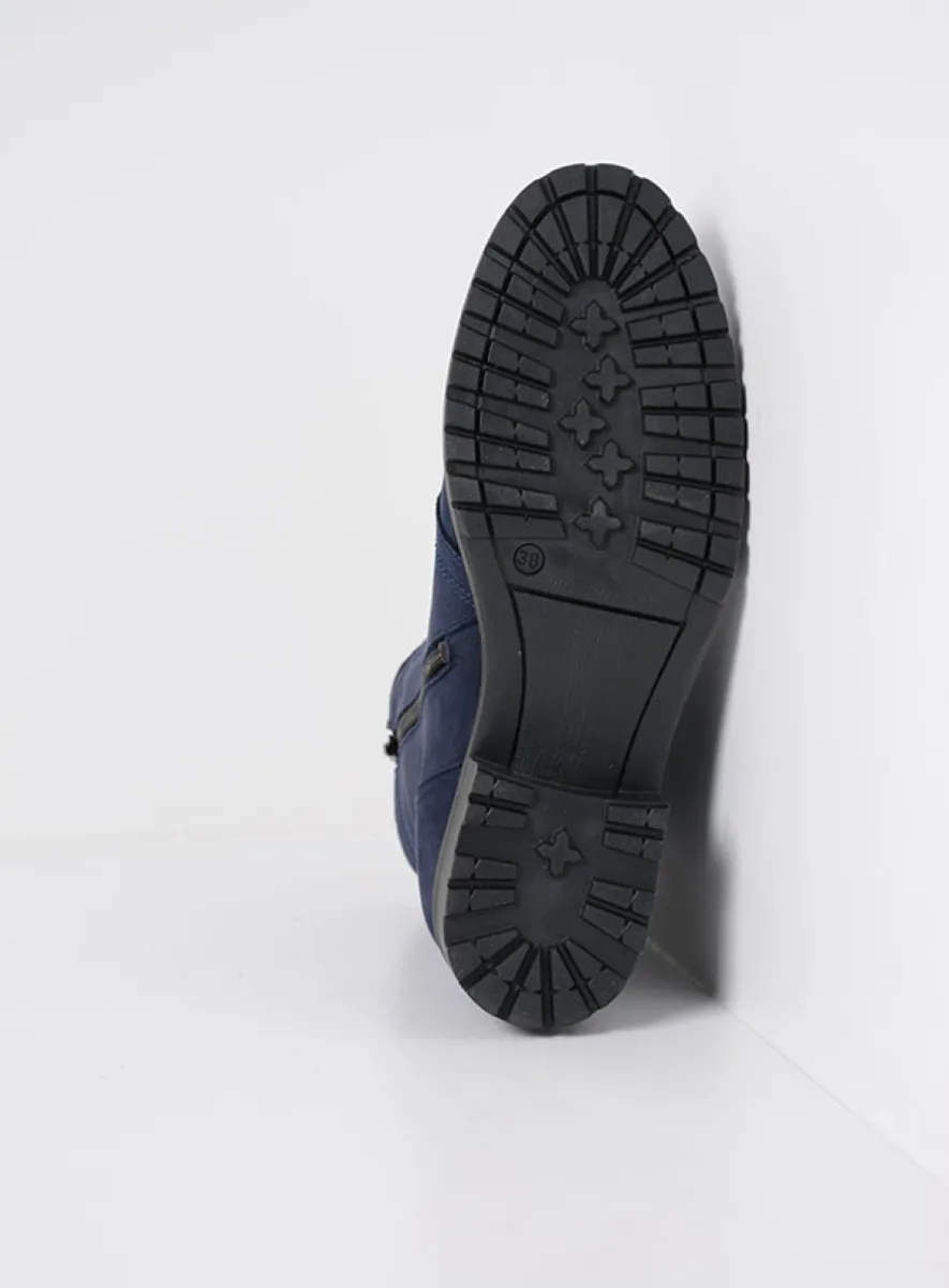 Wolky Laarzen 02479 Quinta 10800 blauw nubuck