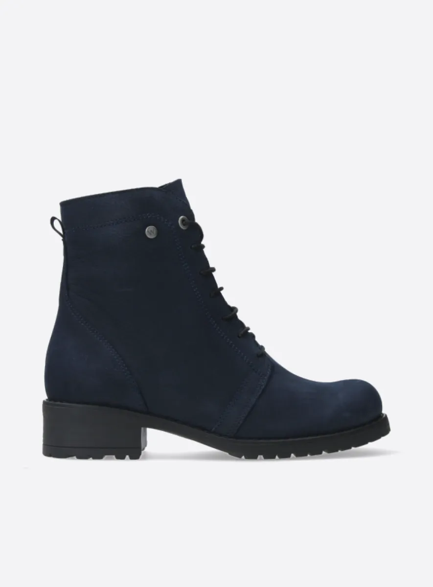 Wolky Laarzen 02479 Quinta 10800 blauw nubuck