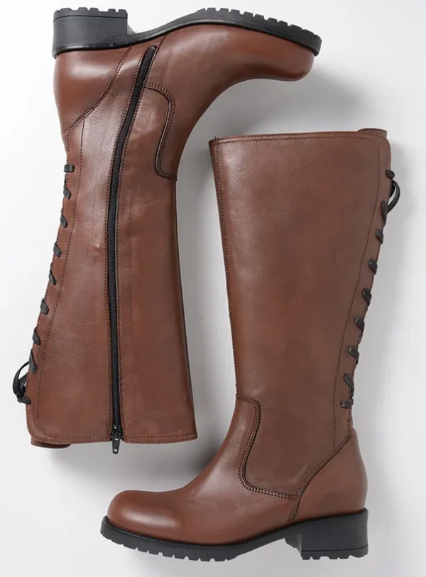 Wolky Lascana - cognac leer Laarzen voor dames
