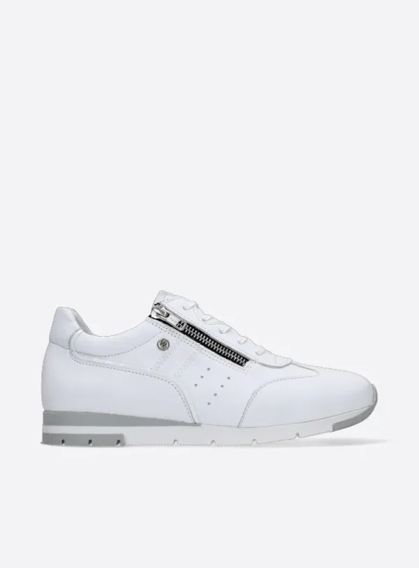 Wolky Yell - wit leer Sneakers voor dames