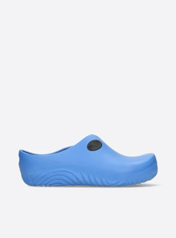 Wolky OK Clog-Klomp - sky-blue PU Klompen voor dames