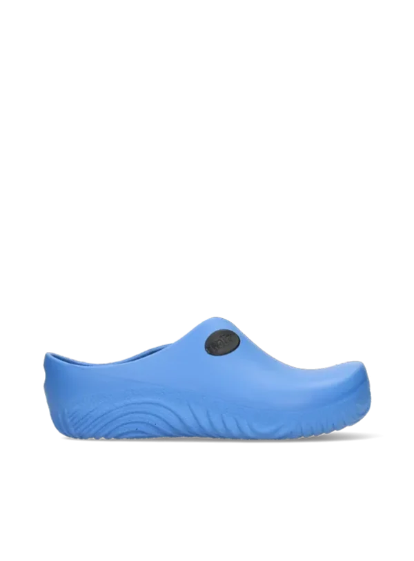 Wolky OK Clog-Klomp - sky-blue PU Klompen voor dames