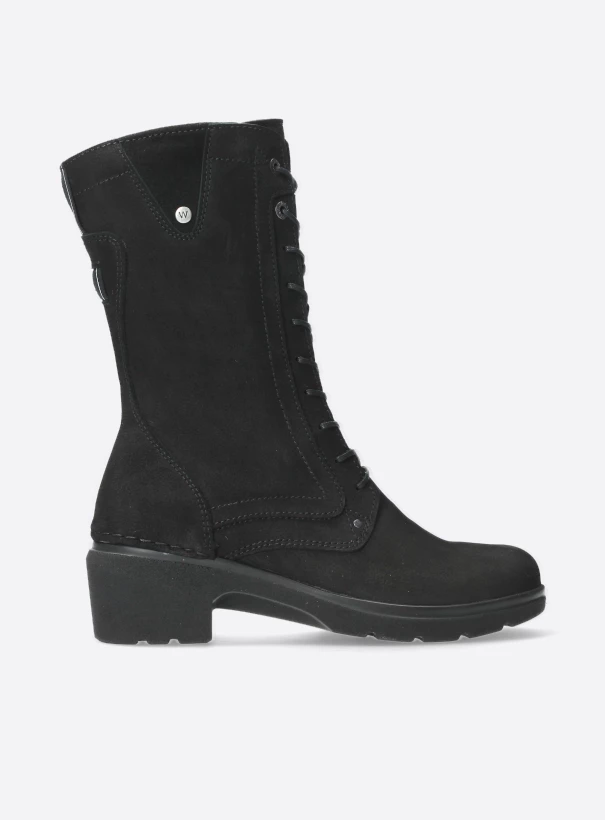 wolky biker boots 02781 shan 11000 zwart nubuck