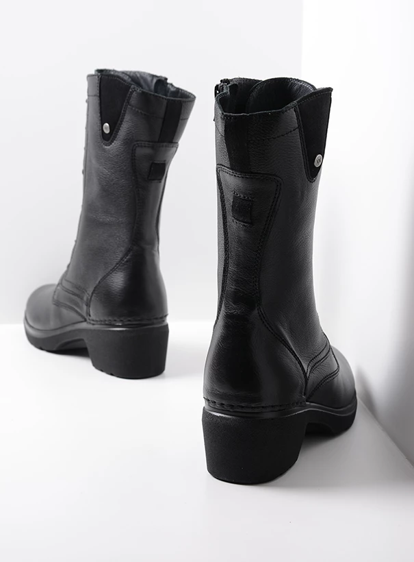 wolky biker boots 02781 shan 24000 zwart leer back