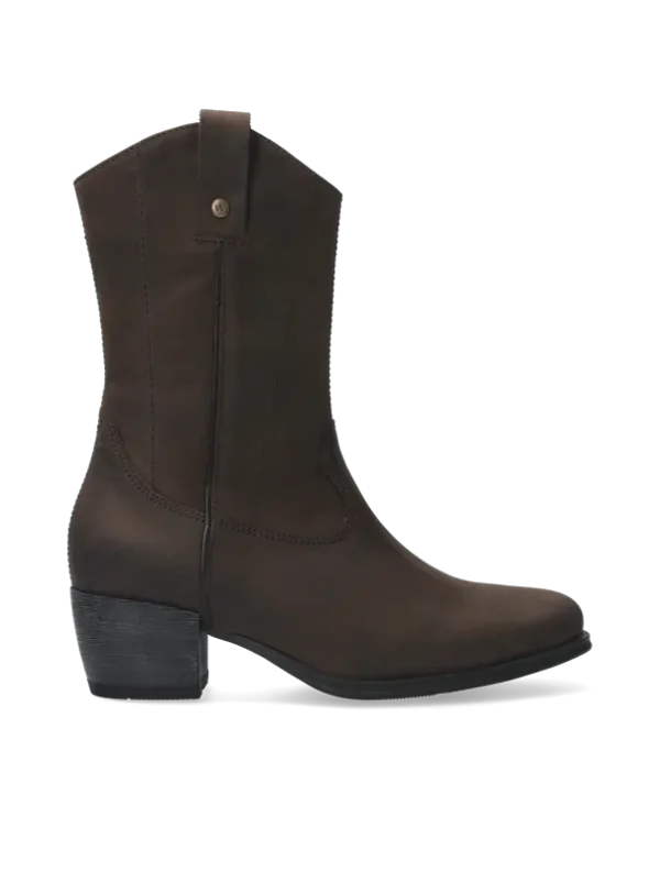 Wolky Caprock HV - bruin nubuck Cowboylaarzen voor dames