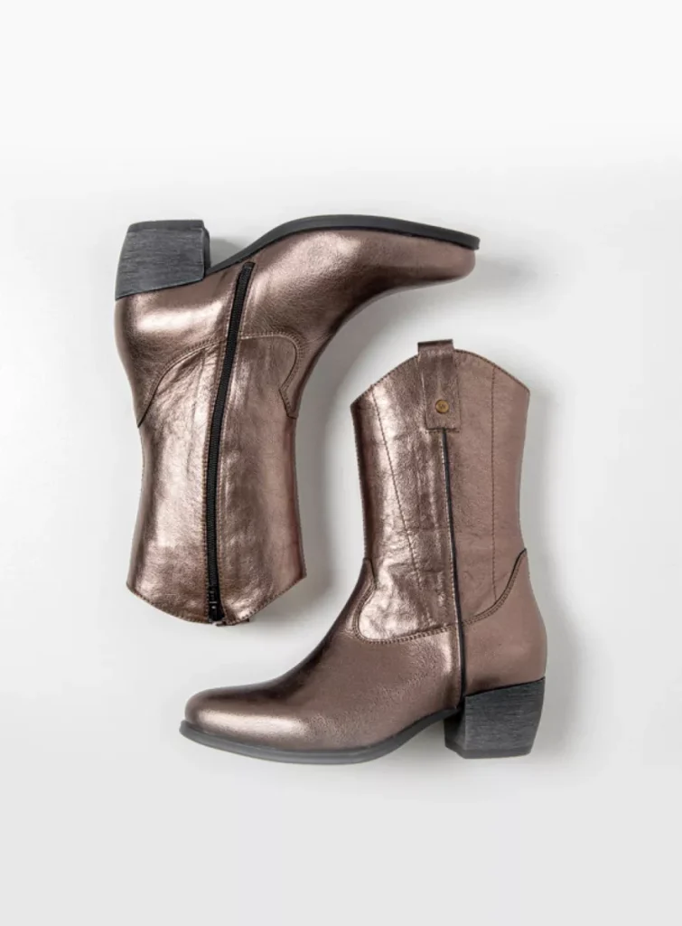 Wolky Laarzen 02880 Caprock HV 23203 lood metallic leer