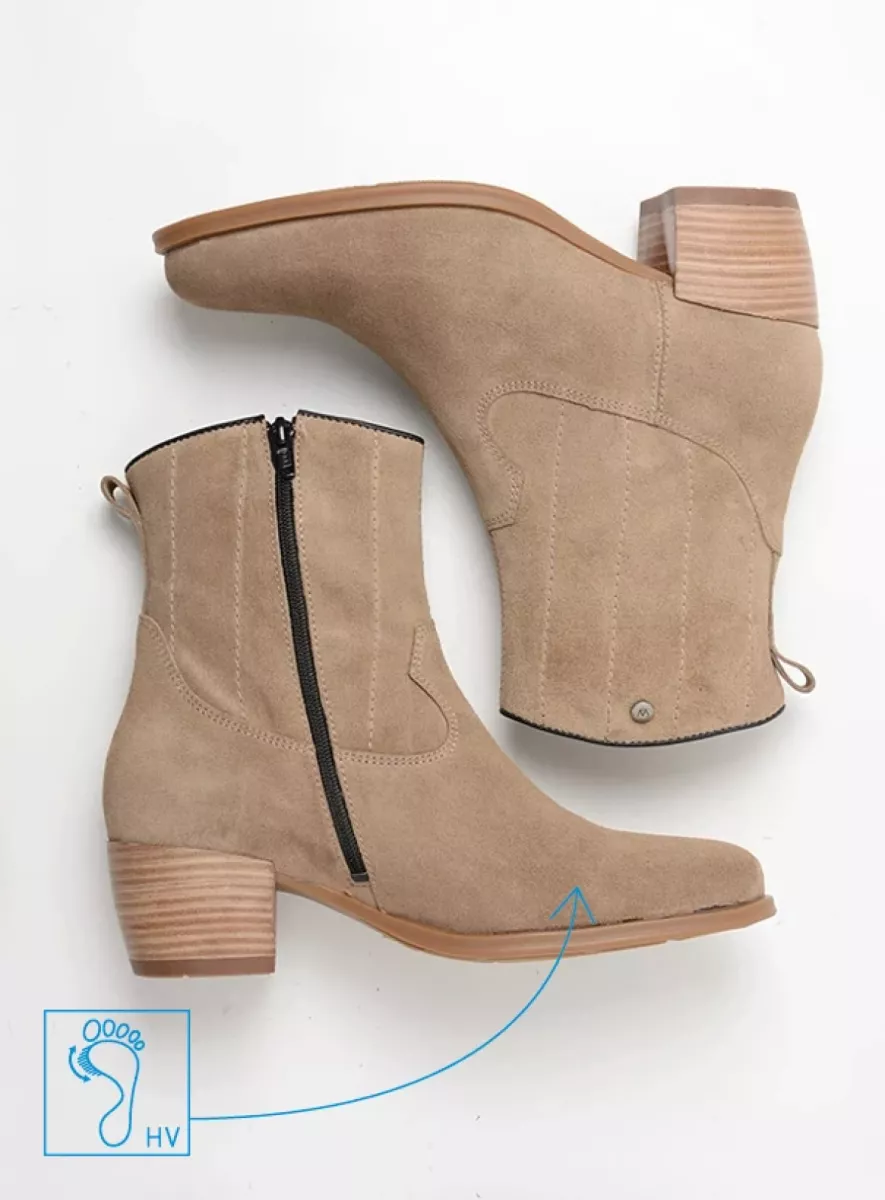 Wolky Laarzen 02881 Lubbock HV 40157 taupe zomer suede