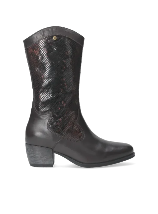 Wolky Caldwell HV - bruin combi leer Cowboylaarzen voor dames