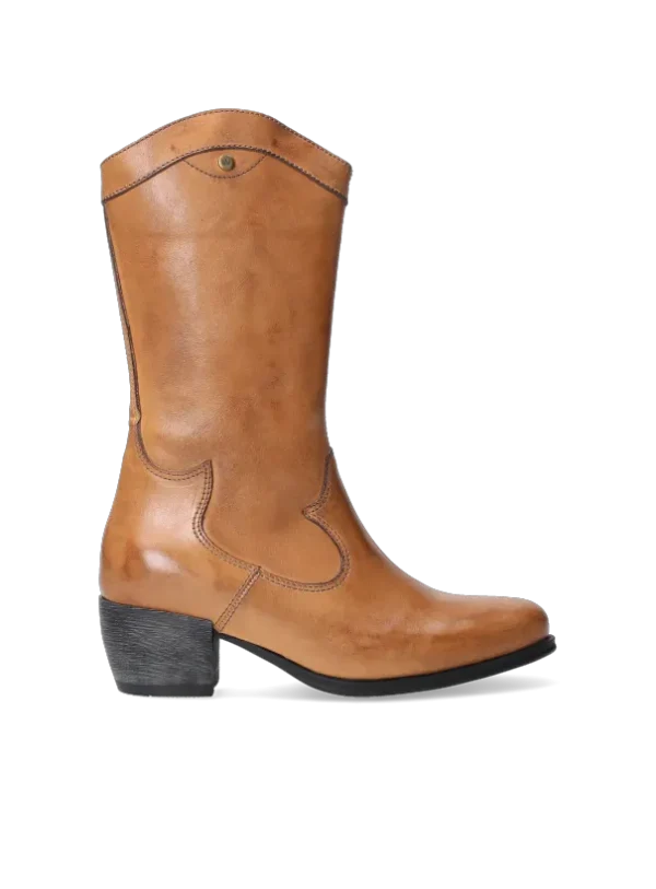Wolky Caldwell HV - karamel leer Cowboylaarzen voor dames