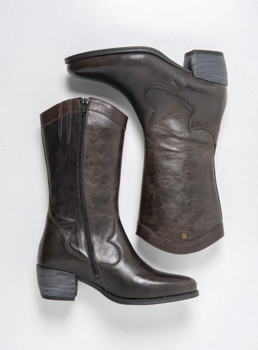 Wolky Laarzen 02885 Caldwell HV 38300 bruin leer