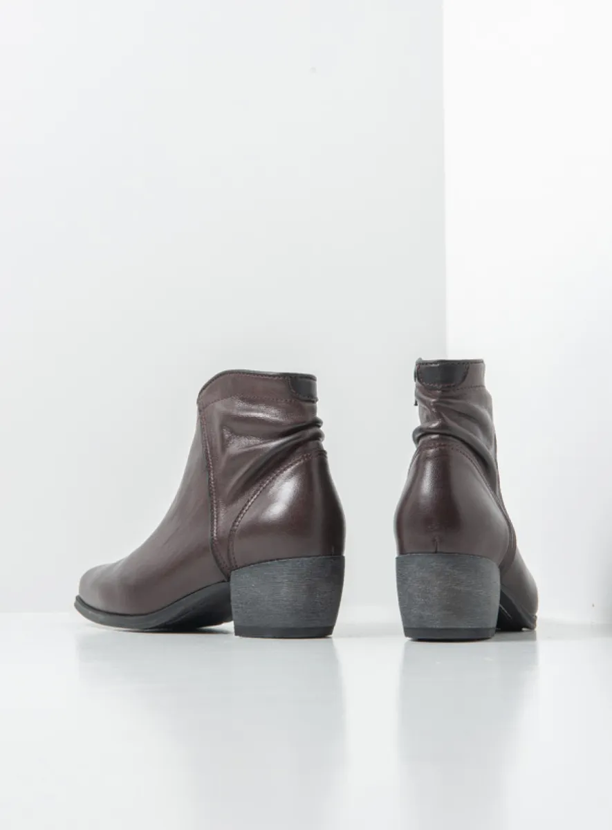Wolky Enkellaarsjes 02886 Montalba HV 38551 bordeauxrood leer