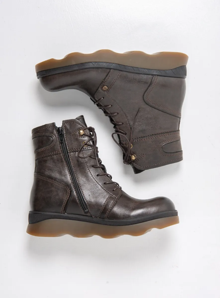 Wolky Veterlaarzen 02982 Destiny HV 38300 bruin leer