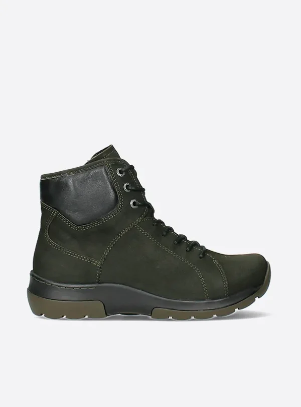 Wolky Ambient WR - cactus nubuck Hoge veterschoenen voor dames