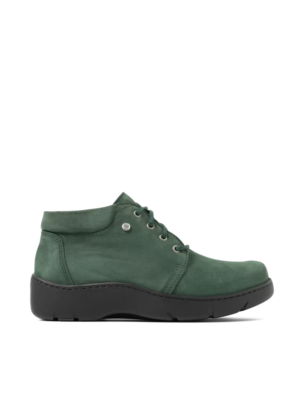Wolky Tarda WR - groen nubuck Hoge veterschoenen voor dames