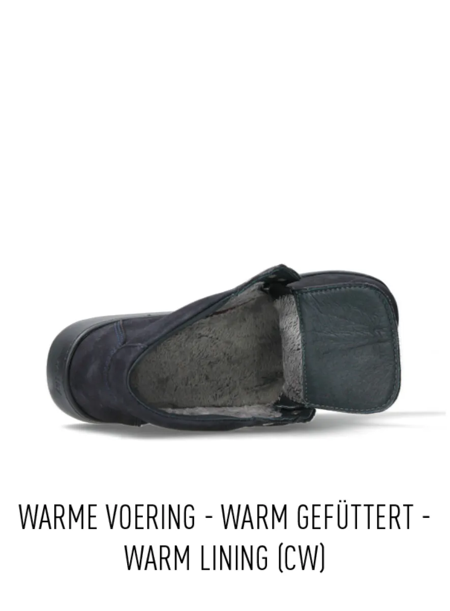 Wolky Hoge veterschoenen 03255 Tarda WR 11800 donkerblauw nubuck