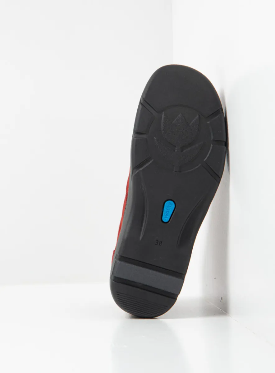 Wolky Veterschoenen 03257 Annemarie 11553 kersenrood nubuck