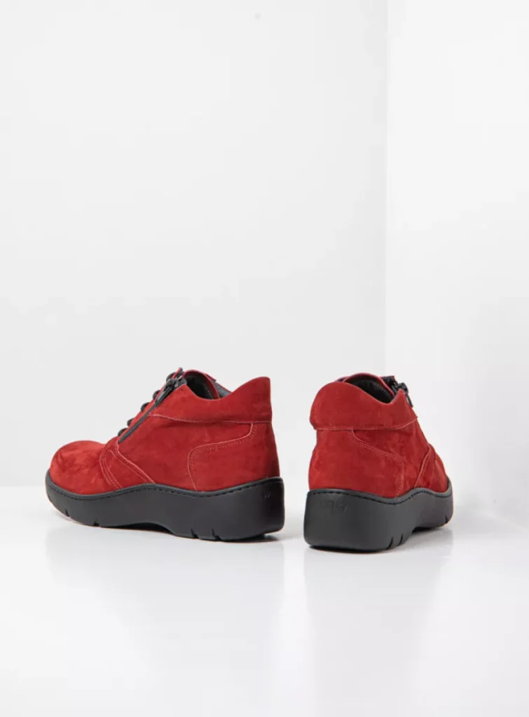 Wolky Veterschoenen 03257 Annemarie XW 11553 kersenrood nubuck