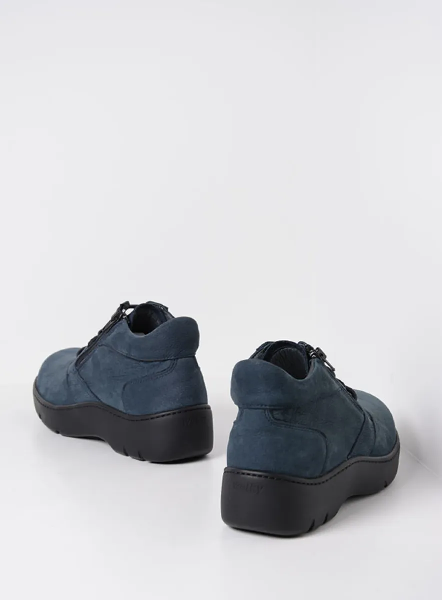 Wolky Veterschoenen 03257 Annemarie 11820 denimblauw nubuck