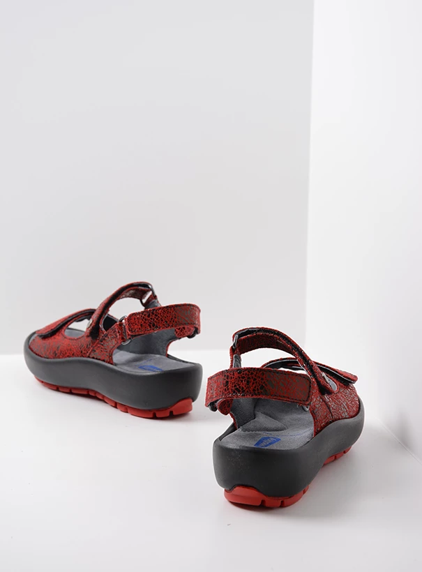 wolky sandalen 03333 brasilia 41500 rood leer back