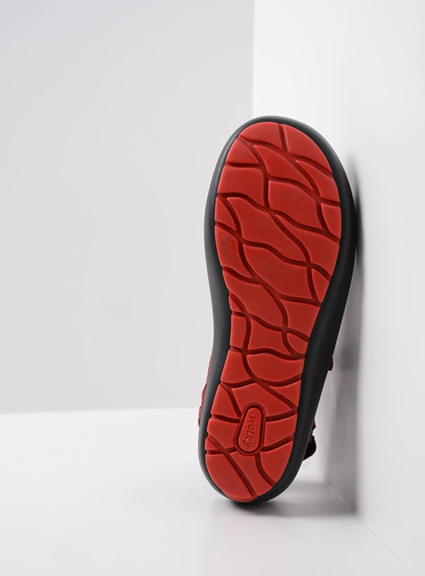 wolky sandalen 03333 brasilia 41500 rood leer sole