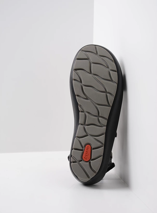 wolky sandalen 03333 brasilia 61200 grijs crocolook leer sole