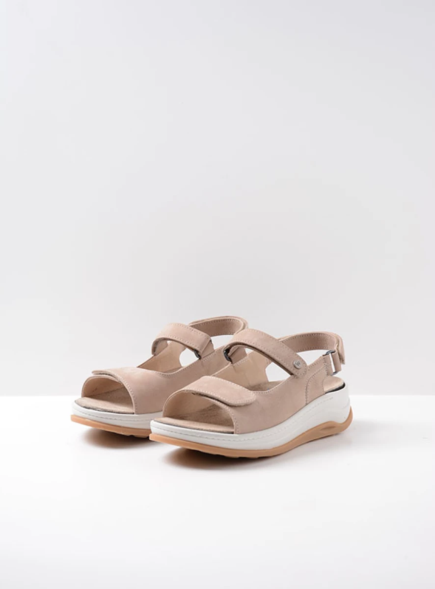 wolky sandalen 03350 adura 10125 safari nubuck front