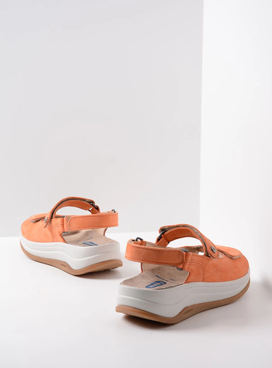 Wolky Sandalen 03350 Adura 10557 oranje nubuck