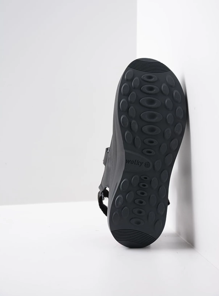 Wolky Sandalen 03350 Adura 20000 zwart leer