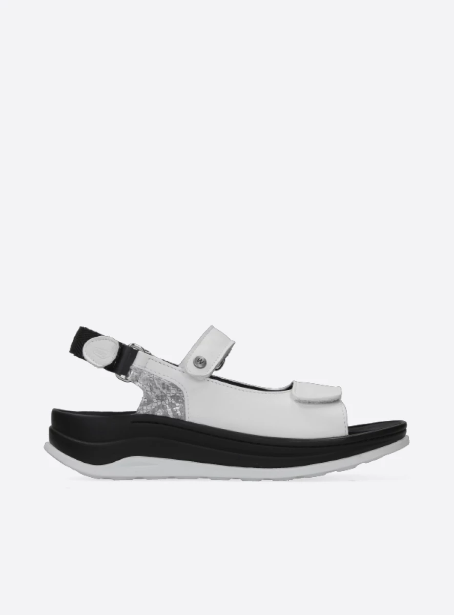 Wolky Sandalen 03350 Adura 20100 wit leer