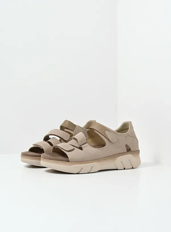 Wolky Blaze - safari nubuck Sandalen voor dames