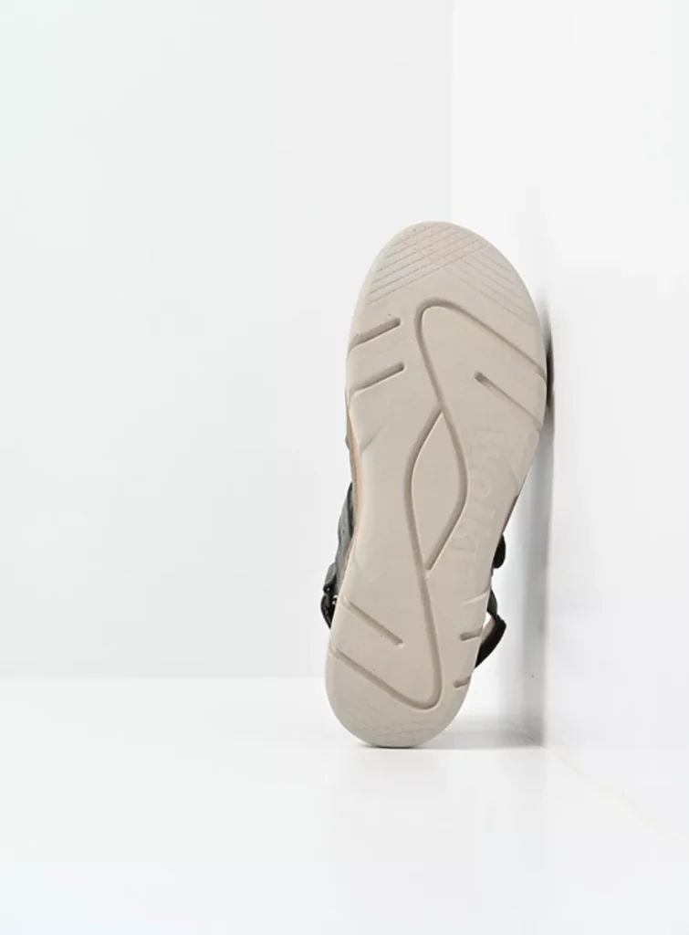 Wolky Sandalen met los voetbed 03426 Rapid 12701 saliegroen nubuck