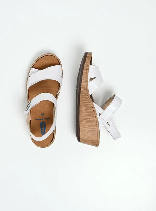 Wolky Sanibel - wit effectleer Sandalen voor dames